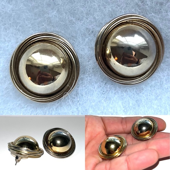 Vintage Boutique Gold ball knot stud earrings - Picture 16 of 16